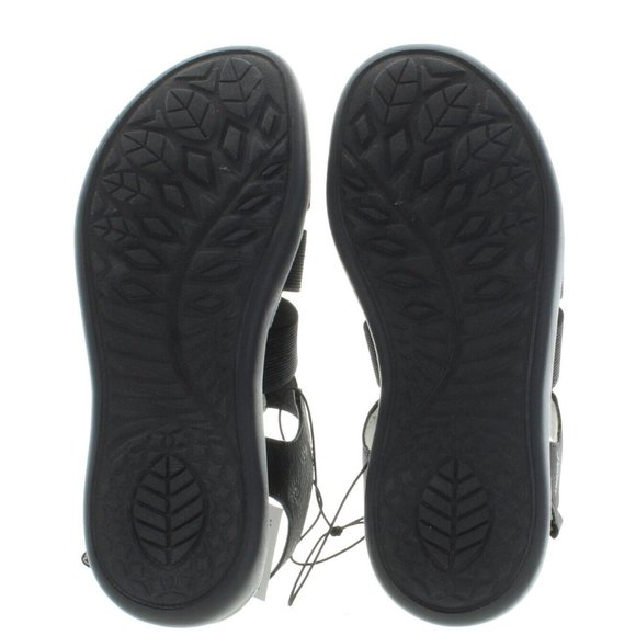 JSport by Jambu Women's Cara Lightweight Slip on Sandals-- Black - Picture 2 of 9